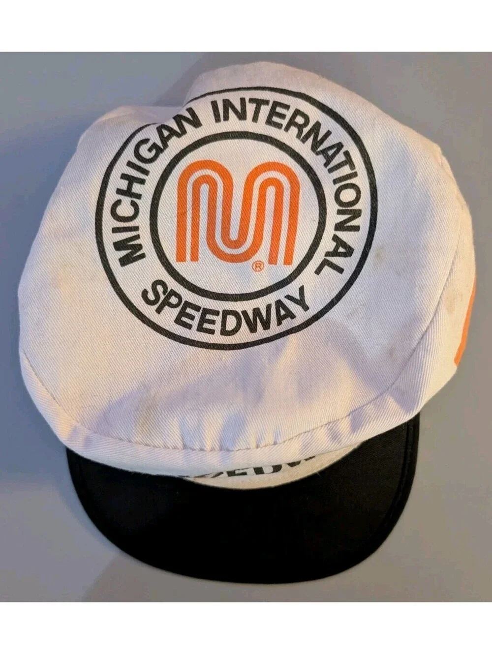 Vintage 1970s 1980s Michigan International Speedway Painter Hat Biker Cap Taiwan